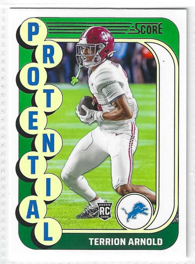 2024 Score - Protential - Terrion Arnold #13 (RC)