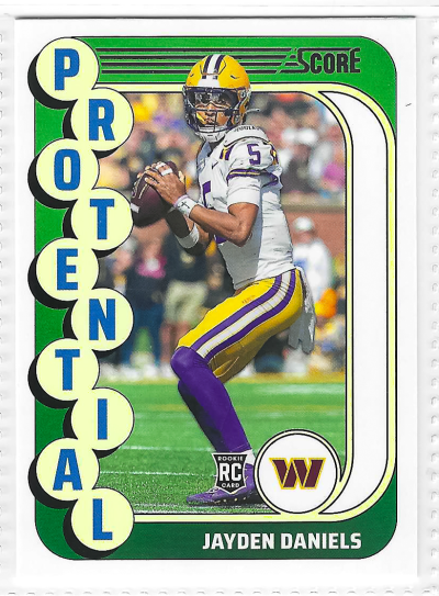 2024 Score - Protential - Nfl Draft Jayden Daniels #3 (RC)