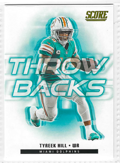 2025 Score - Throwbacks Tyreek Hill #18