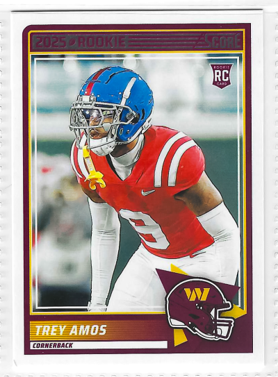 2025 Score - Rookies Trey Amos # 92 (RC)