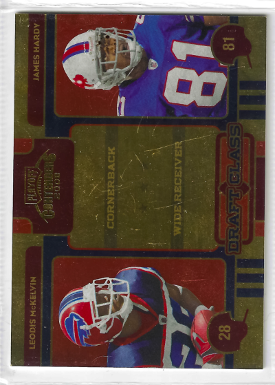 2008 Playoff Contenders - Draft Class James Hardy, Leodis McKelvin #5 /500 (RC)