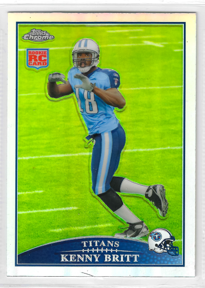 2009 Topps Chrome - Kenny Britt #TC135 Refractor (RC)