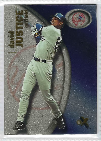 2001 EX Fleer - David Justice #32 - New York Mets