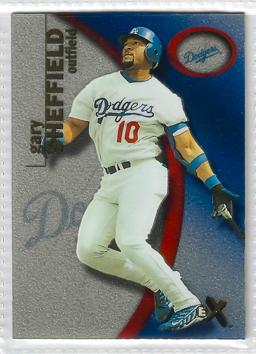 2001 EX Fleer - Gary Sheffield #52 - LA Dodgers