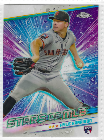 2024 Topps Series 2 - Stars of Mlb Chrome Kyle Harrison #CSMLB-53 (RC)