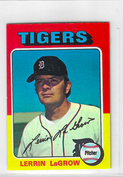 1975 Topps MINI Baseball - SET BREAK - Lerrin LaGrow #116