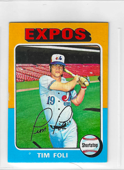 1975 Topps MINI Baseball - SET BREAK - Tim Foli #149