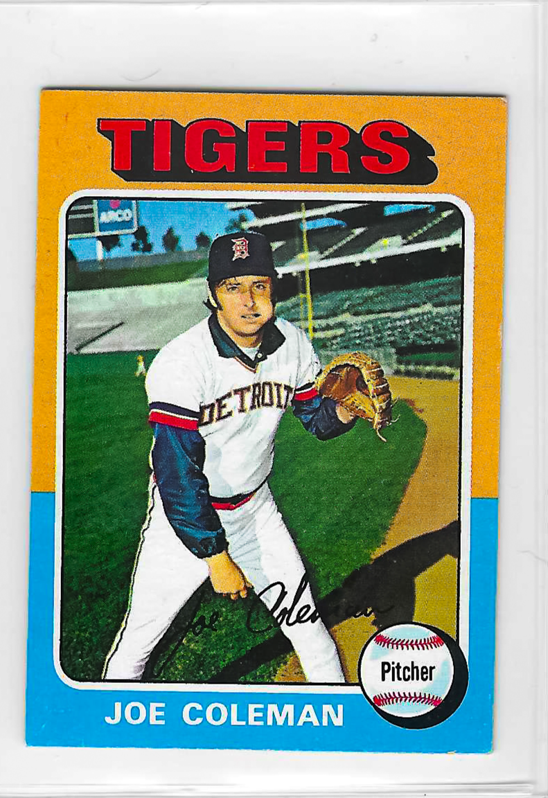 1975 Topps MINI Baseball - SET BREAK - Joe Coleman #42