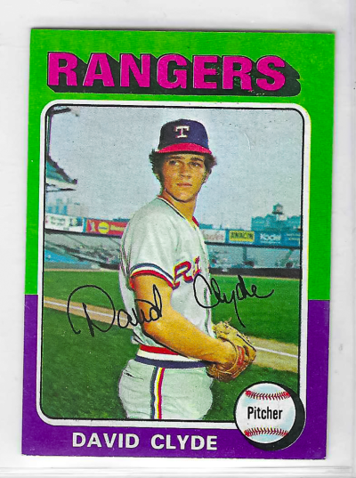 1975 Topps MINI Baseball - SET BREAK - David Clyde #12