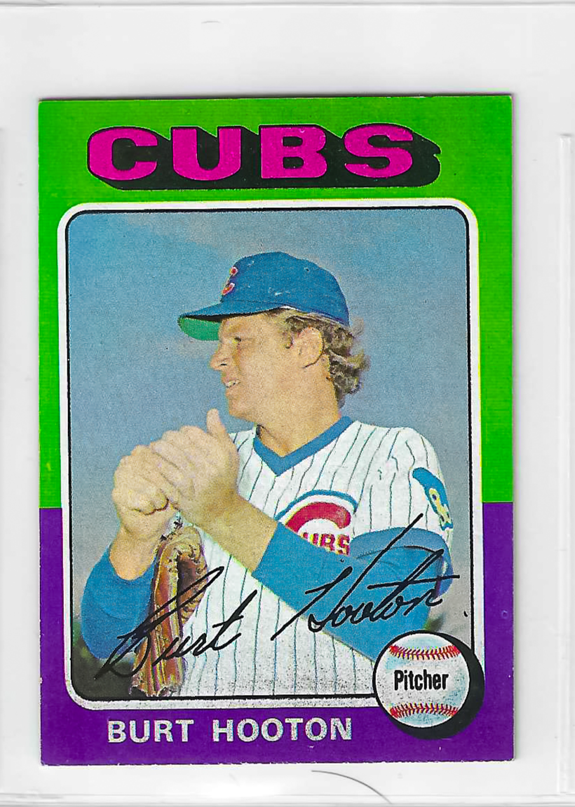 1975 Topps MINI Baseball - SET BREAK - Burt Hooton #176