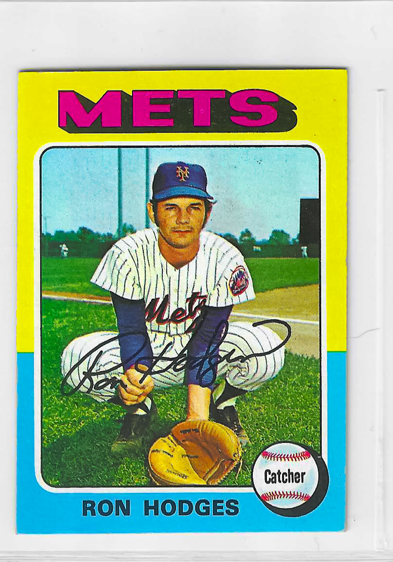 1975 Topps MINI Baseball - SET BREAK - Ron Hodges #134