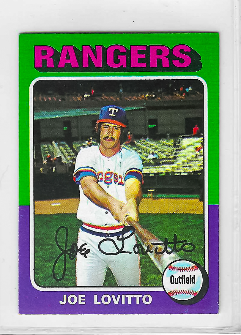 1975 Topps MINI Baseball - SET BREAK - Joe Lovitto #36