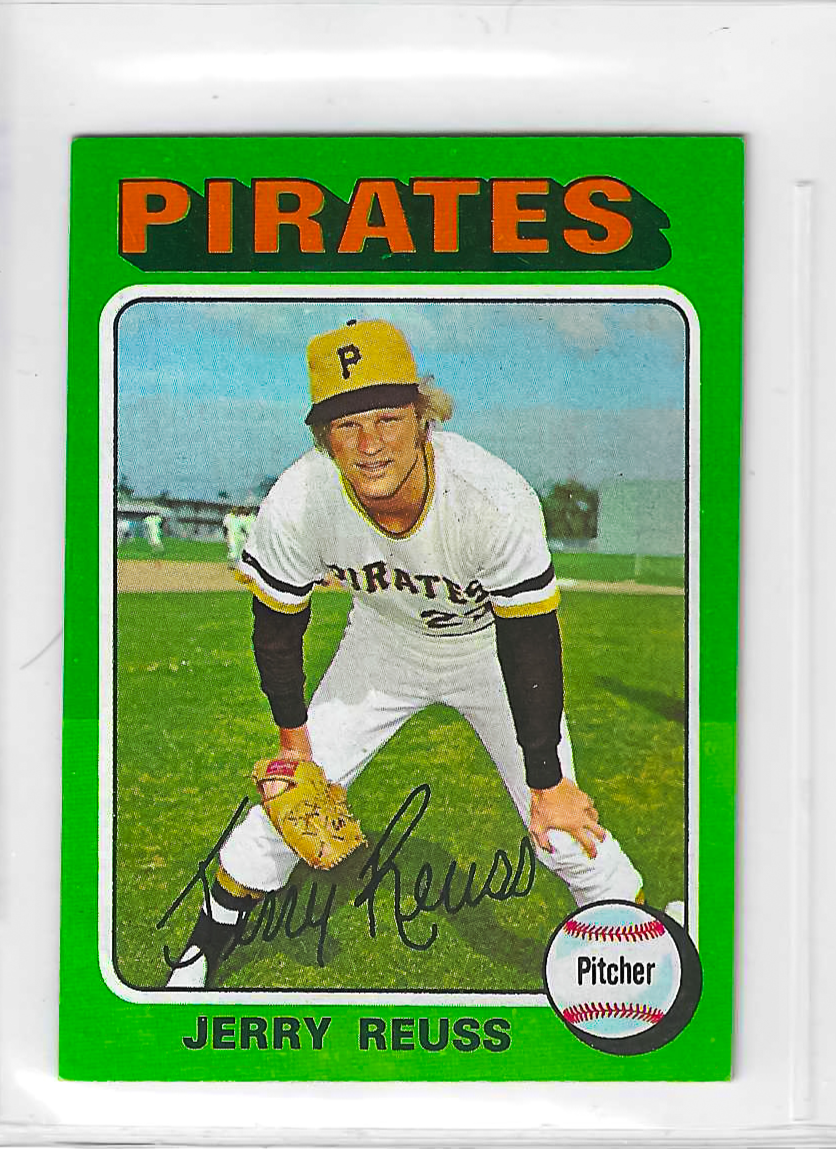 1975 Topps MINI Baseball - SET BREAK - Jerry Reuss #124