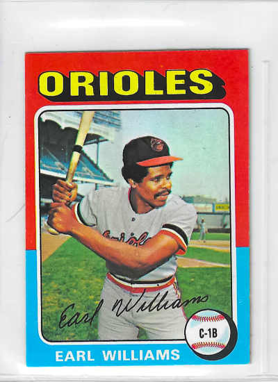 1975 Topps MINI Baseball - SET BREAK - Earl Williams #97