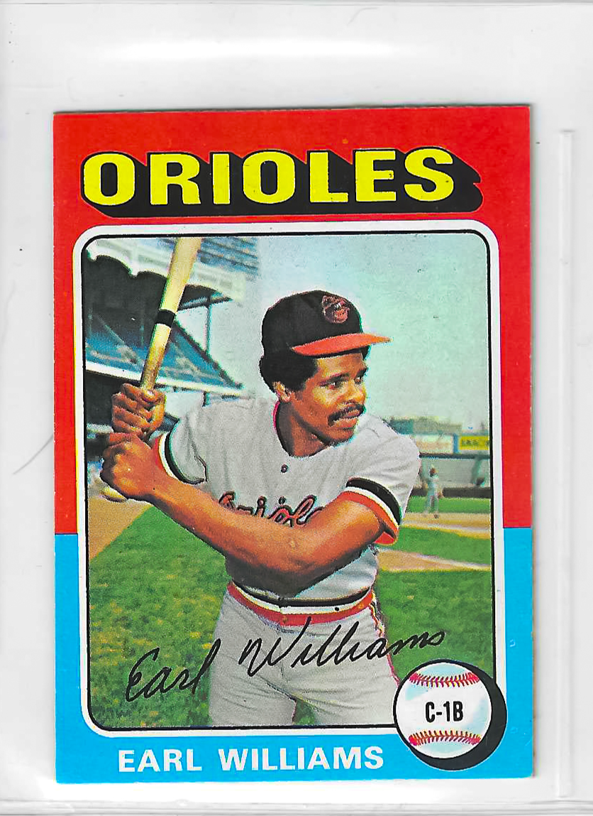 1975 Topps MINI Baseball - SET BREAK - Earl Williams #97