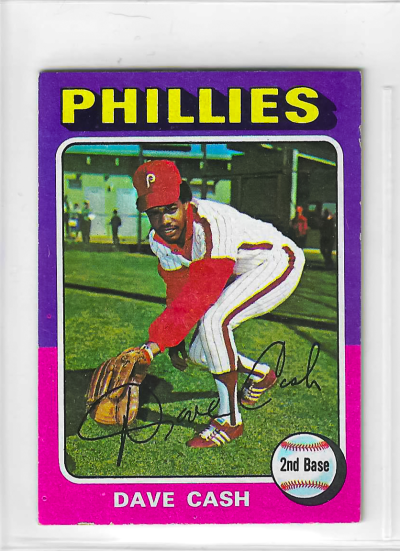 1975 Topps MINI Baseball - SET BREAK - Dave Cash #22