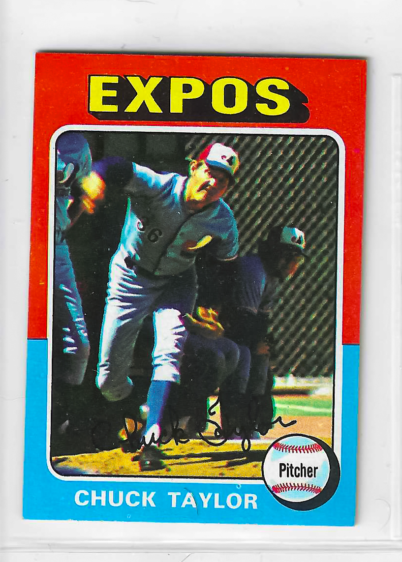 1975 Topps MINI Baseball - SET BREAK - Chuck Taylor #58