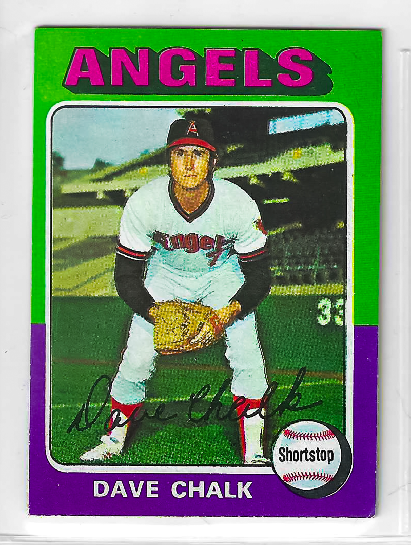 1975 Topps MINI Baseball - SET BREAK - Dave Chalk #64