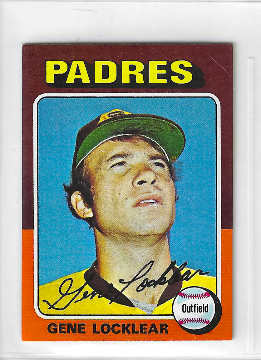 1975 Topps MINI Baseball - SET BREAK - Gene Locklear (RC) #13