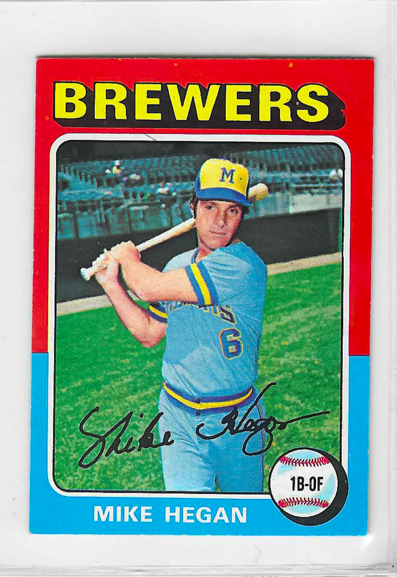 1975 Topps MINI Baseball - SET BREAK - Mike Hegan #99
