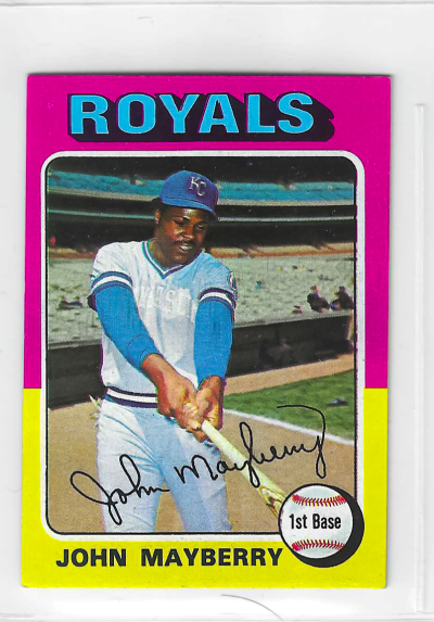 1975 Topps MINI Baseball - SET BREAK - John Mayberry #95