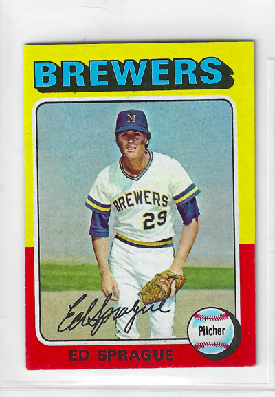 1975 Topps MINI Baseball - SET BREAK - Ed Sprague (RC) #76