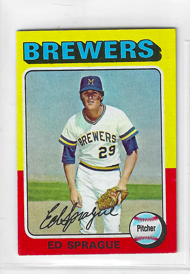 1975 Topps MINI Baseball - SET BREAK - Ed Sprague (RC) #76