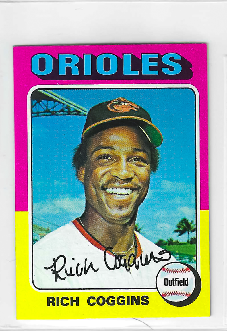 1975 Topps MINI Baseball - SET BREAK - Rich Coggins #167