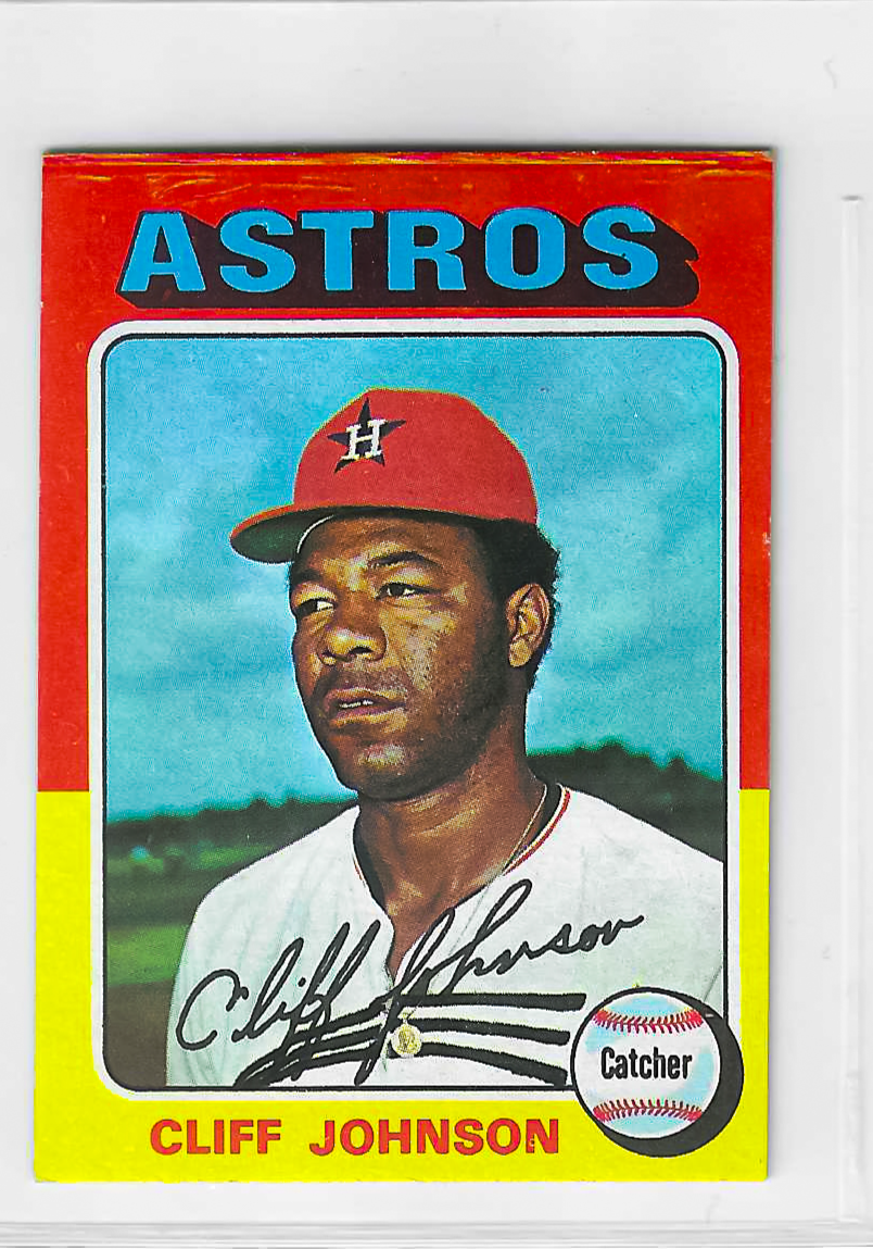 1975 Topps MINI Baseball - SET BREAK - Cliff Johnson #143
