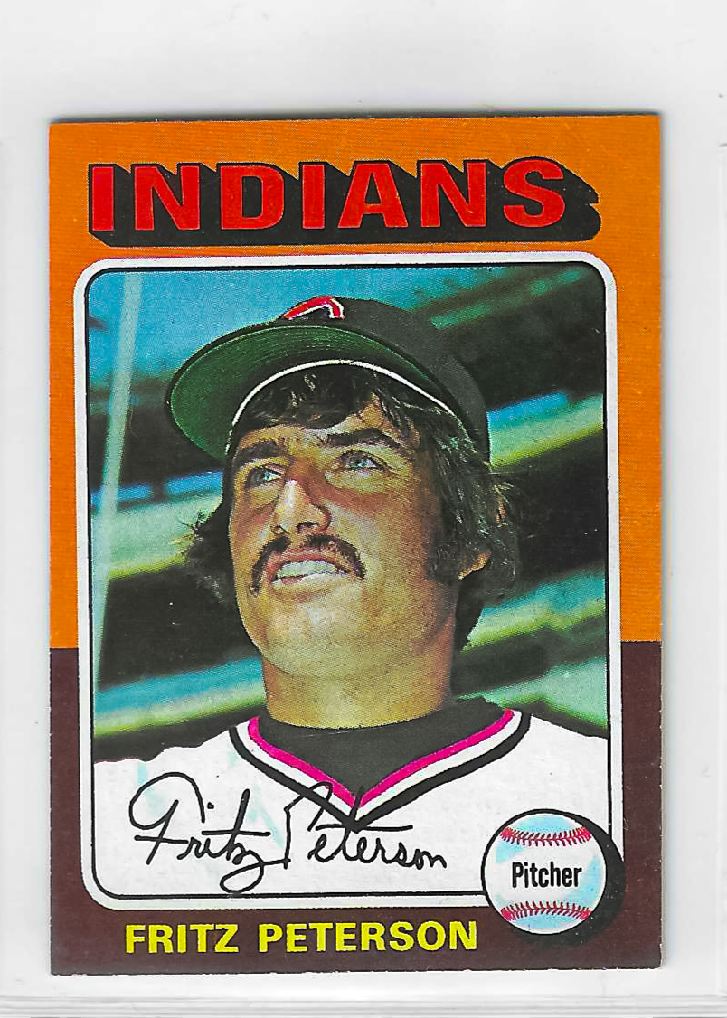 1975 Topps MINI Baseball - SET BREAK - Fritz Peterson #62