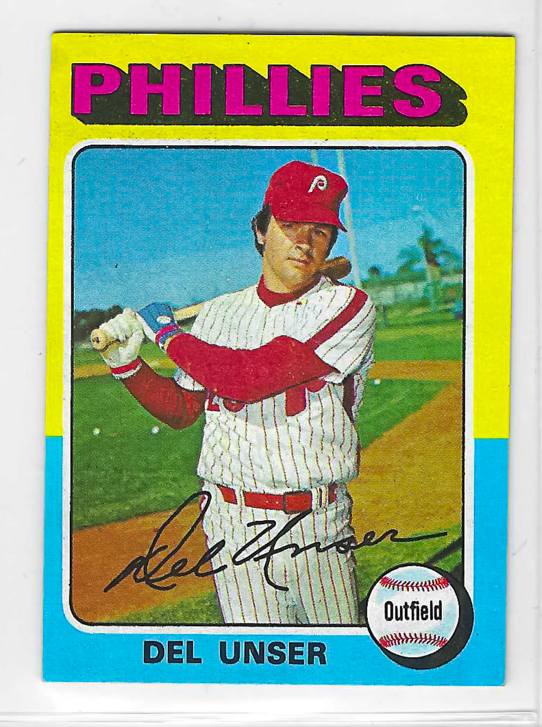 1975 Topps MINI Baseball - SET BREAK - Del Unser #138