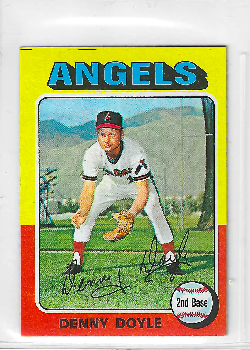 1975 Topps MINI Baseball - SET BREAK - Denny Doyle #187