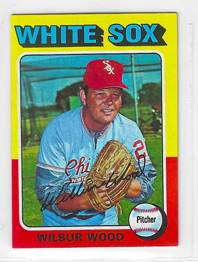1975 Topps MINI Baseball - SET BREAK - Wilbur Wood #110