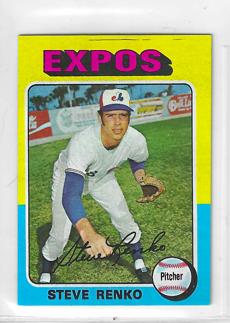 1975 Topps MINI Baseball - SET BREAK - Steve Renko #34
