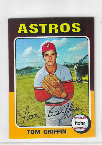1975 Topps MINI Baseball - SET BREAK - Tom Griffin #188