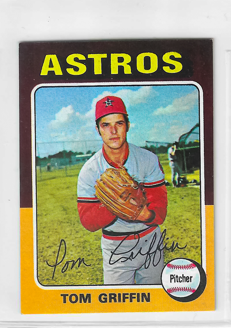 1975 Topps MINI Baseball - SET BREAK - Tom Griffin #188