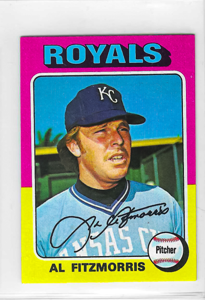 1975 Topps MINI Baseball - SET BREAK - Al Fitzmorris #24