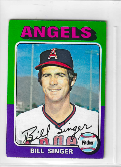 1975 Topps MINI Baseball - SET BREAK - Bill Singer #40