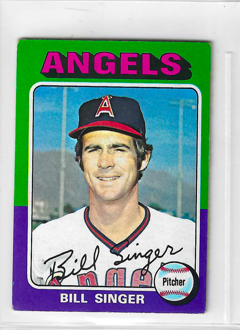 1975 Topps MINI Baseball - SET BREAK - Bill Singer #40