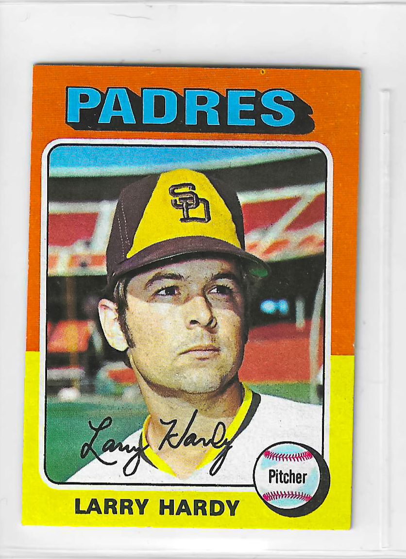 1975 Topps MINI Baseball - SET BREAK - Larry Hardy (RC) #112