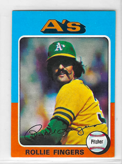1975 Topps MINI Baseball - SET BREAK - Rollie Fingers #21