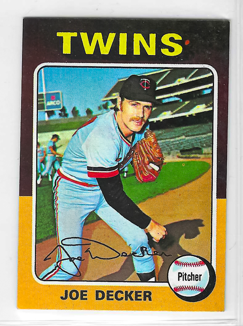 1975 Topps MINI Baseball - SET BREAK - Joe Decker #102