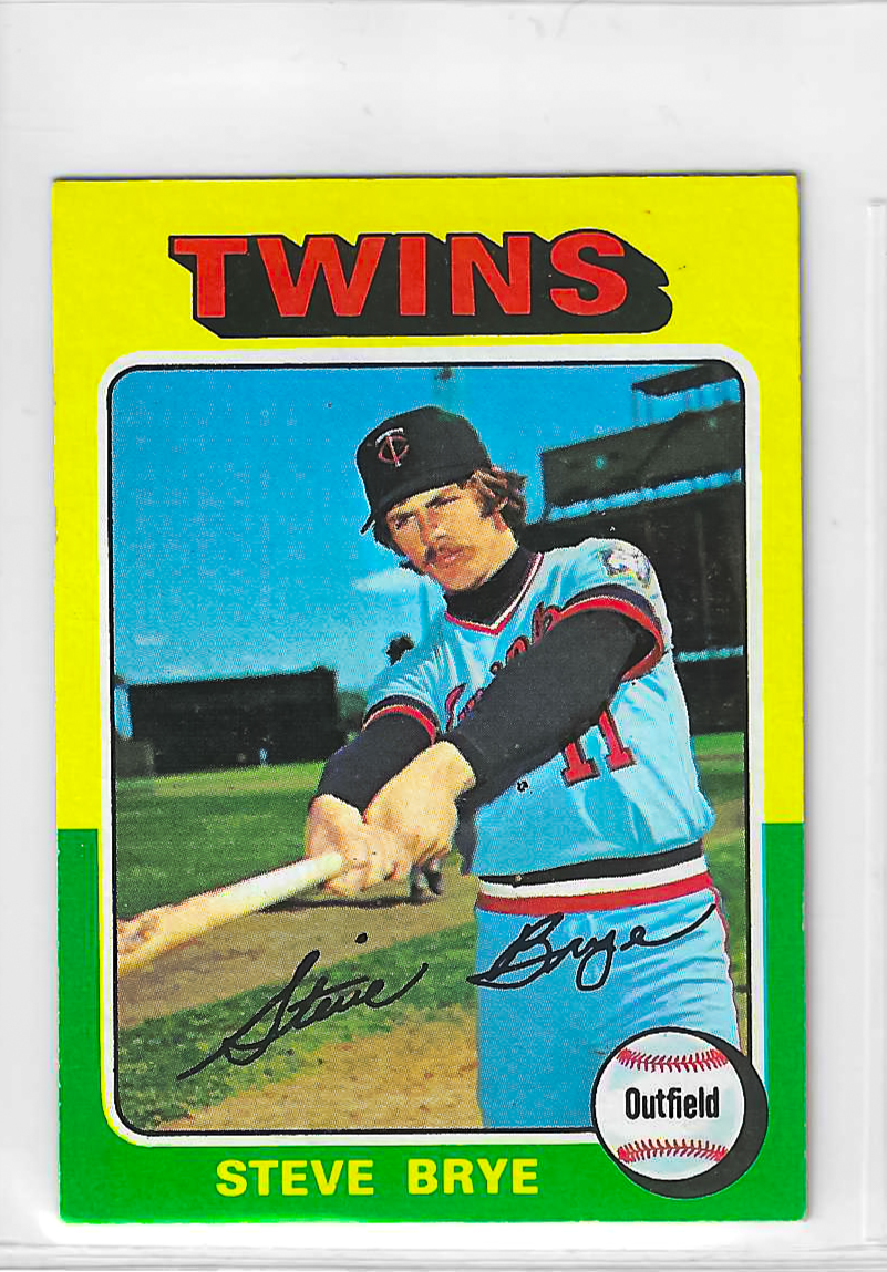 1975 Topps MINI Baseball - SET BREAK - Steve Brye #151
