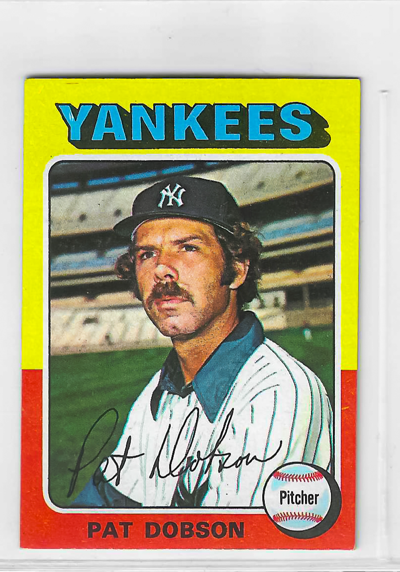 1975 Topps MINI Baseball - SET BREAK - Pat Dobson #44
