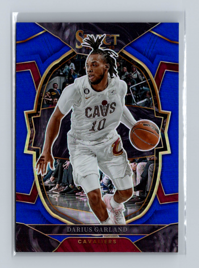 2022-23 Panini Select - Concourse Darius Garland #6 Blue Prizm
