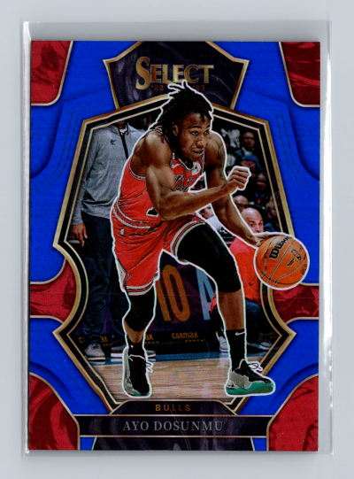 2022-23 Panini Select - Premier Level Ayo Dosunmu #121 Blue Prizm