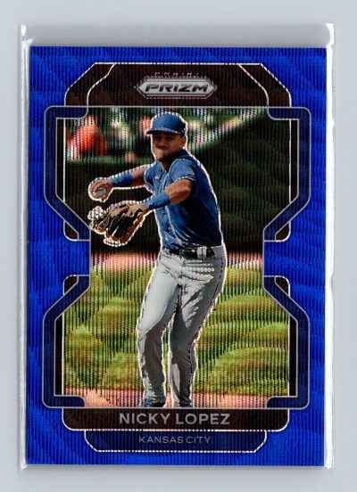 2022 Panini Prizm - Nicky Lopez #129 Blue Wave Prizm 32 / 60 (RC)