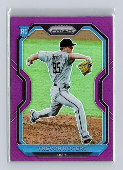 2021 Panini Prizm - Trevor Rogers #73 Purple Prizm (RC)