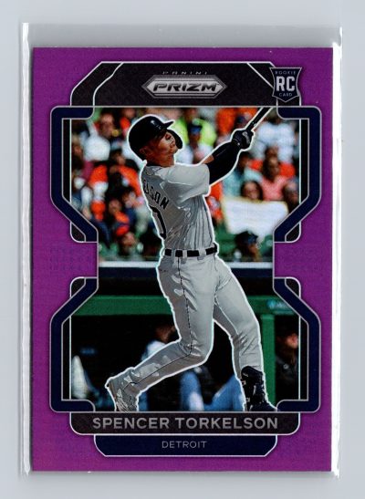 2022 Panini Prizm - Spencer Torkelson #43 Purple Prizm (RC)