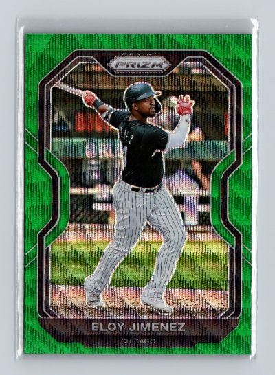 2021 Panini Prizm - Eloy Jimenez #63 Green Prizm
